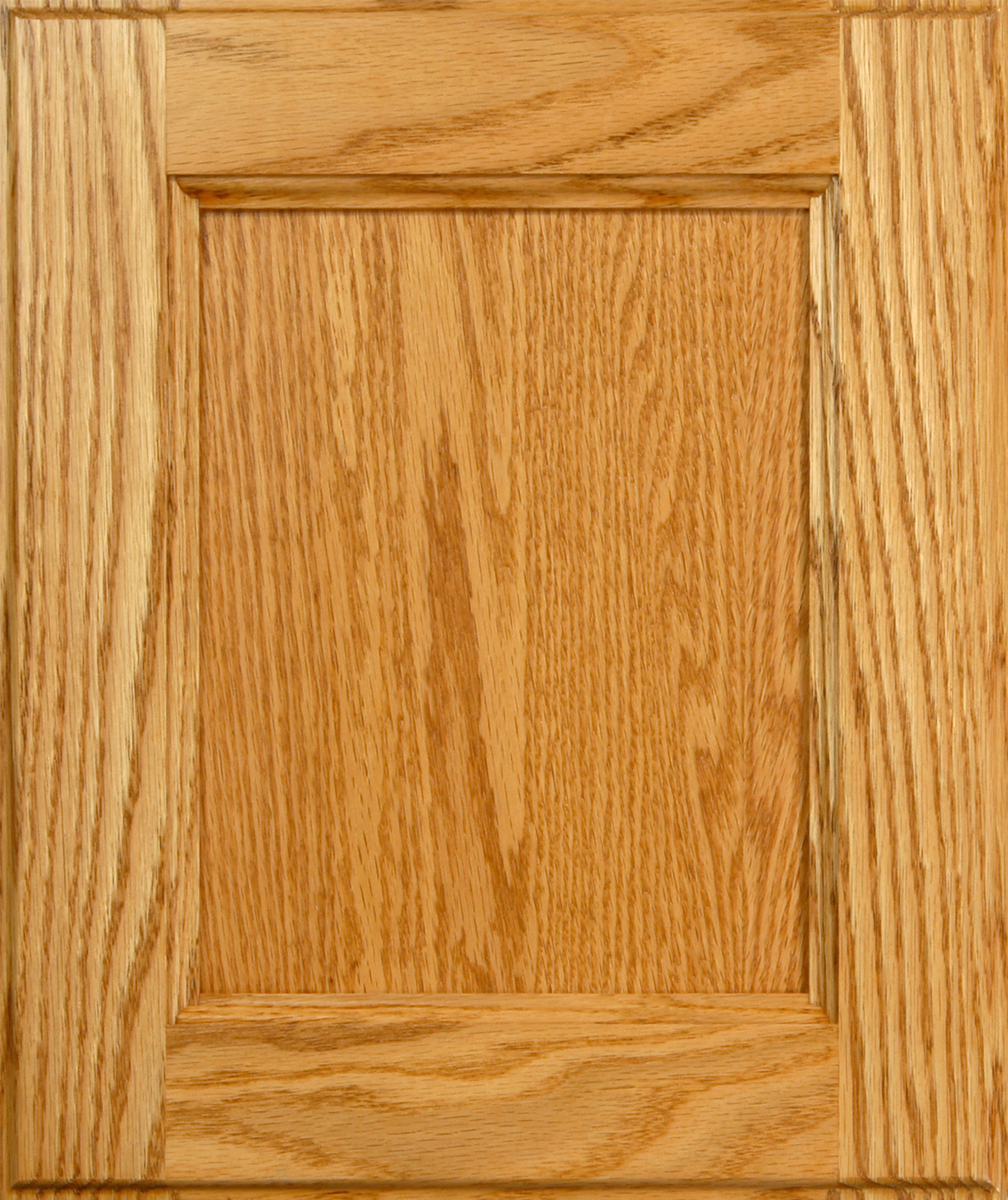 Red oak cabinet door