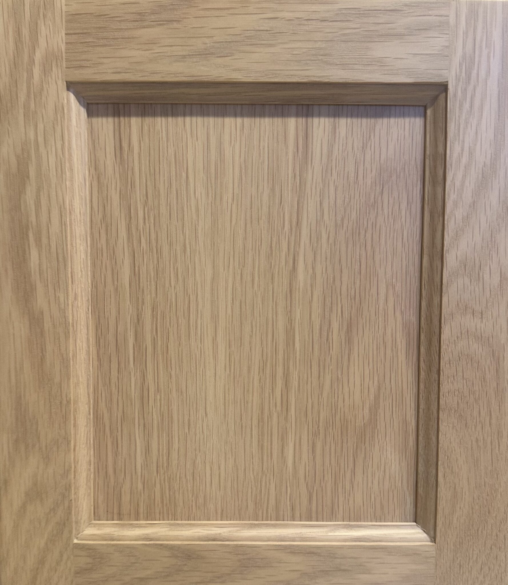White Oak Door Sample